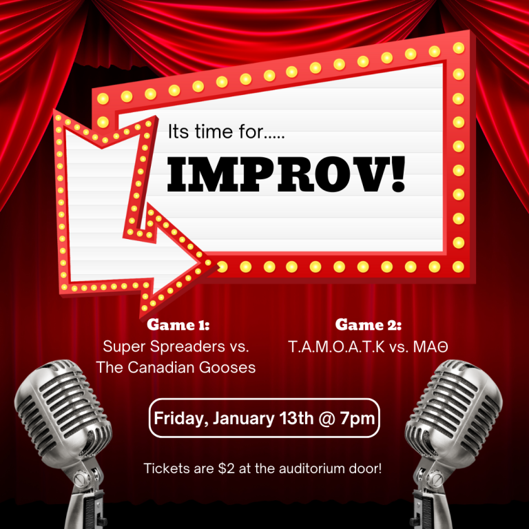 IMProv – Tonight! Friday, January 13.