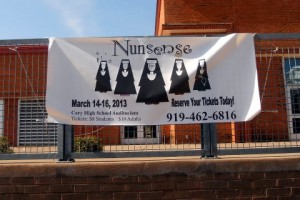 Nunsense - the banner       